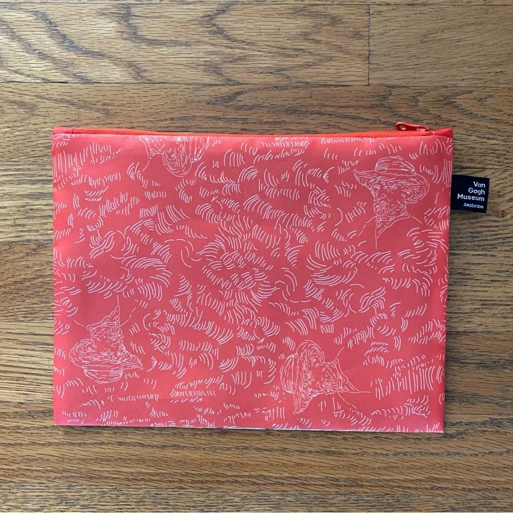 Loqi Travel Zip Pocket Recycled Pencil Case 2pz Van Gogh Museum Amsterdam